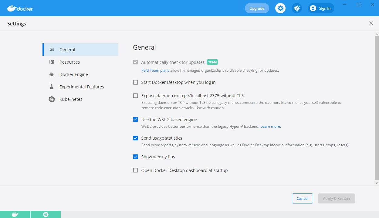 Docker Kubernetes Install2
